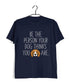 Dogs BE THE PERSON YOUR DOG THINKS YOU ARE Aaramkhor Specials Casual Graphic Printed T-Shirt for Men